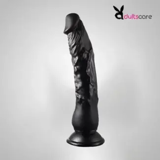 Realistic black Suction Dildo without balls