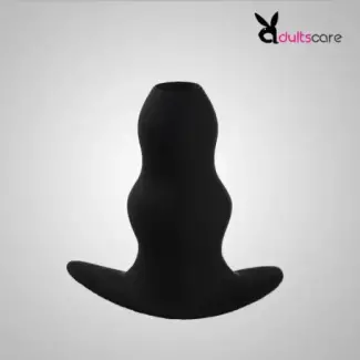 Large Soft Silicone Hollow Enema Butt Plug Prostate Massager