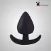 Black Silicone Plug With Anchor Base