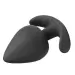 Black Silicone Plug With Anchor Base