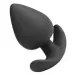 Black Silicone Plug With Anchor Base