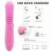 7 Powerful Modes Thrusting Clitoris and G-spot Stimulation Vibrator for Couples