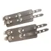 Black Double Buckle Handcuffs
