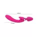 Dual Vibrators G-Spot Woman USB Rechargeable Magic Wand Massager