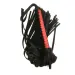 Red-Black Leather Weave Whip