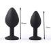 2 Pcs Silicone Jeweled Anal Butt Plugs