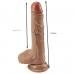8.5 Inch Realistic Dildo with Strong Two Layer Silicone Suction Cup