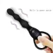 Soft Silicone Anal Beads Vibrator for Women