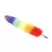 Rainbow Fox Tail Stainless Steel Anal Plug