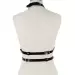Stud Punk Goth Leather Harness Body Bondage Belt Cage